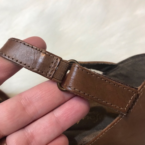 Natural Soul All Thru Comfort ⚜️ Brown Leather Gylo Sandals - Picture 8 of 10